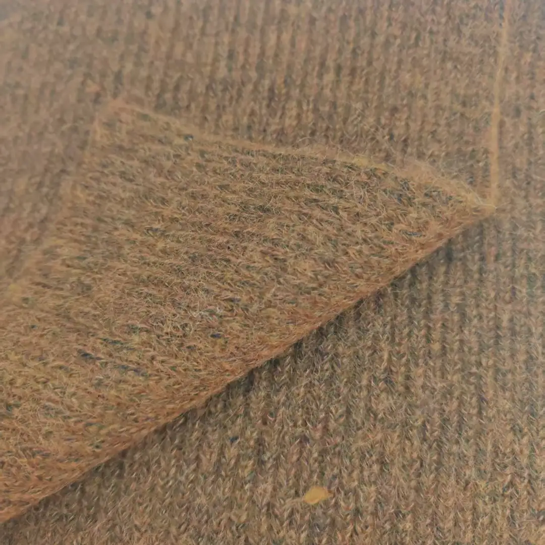 China Yarn for Hoodie,Round Neck Pullover (Sweater),Crop Top Pullover (Sweater) Mossy Yarn Fancy Yarn Nylon Polyester Acrylic Wool rust red color buy from China wholesaler bulk order at wholesale price free worldwide shipping Alibaba