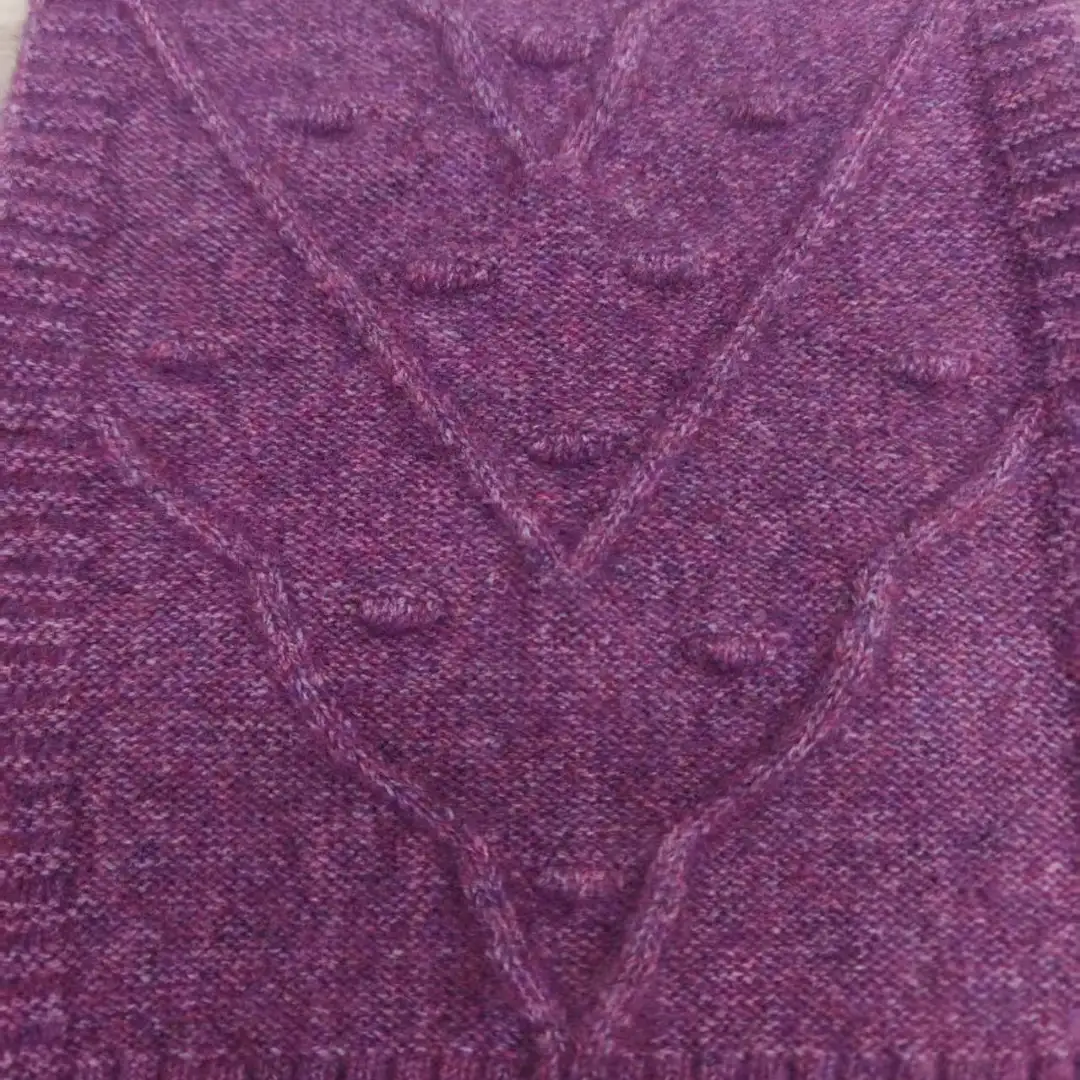 China Yarn for Open Cardigan (Sweater),Full-Zipper Cardigan (Sweater),Half-Zipper Cardigan (Sweater) Mossy Yarn Fancy Yarn Recycled Polyester Polyester Wool Spandex purple color buy from China wholesaler bulk order at wholesale price free worldwide shipping Alibaba