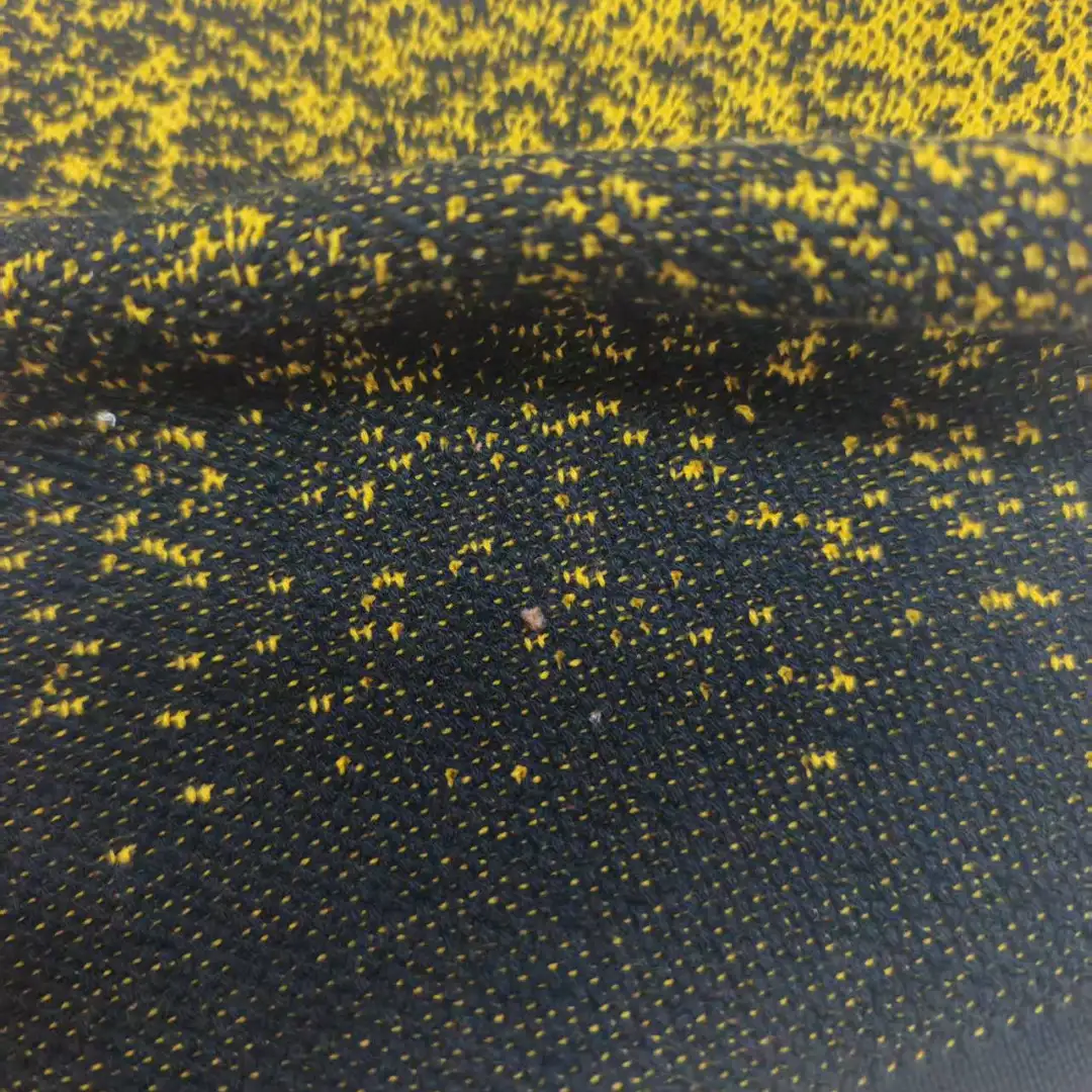 China Yarn for Open Cardigan (Sweater),Full-Zipper Cardigan (Sweater),Half-Zipper Cardigan (Sweater) Ring Spun Regular Yarn Recycled Acrylic Organic Cotton yellow，black color buy from China wholesaler bulk order at wholesale price free worldwide shipping Alibaba