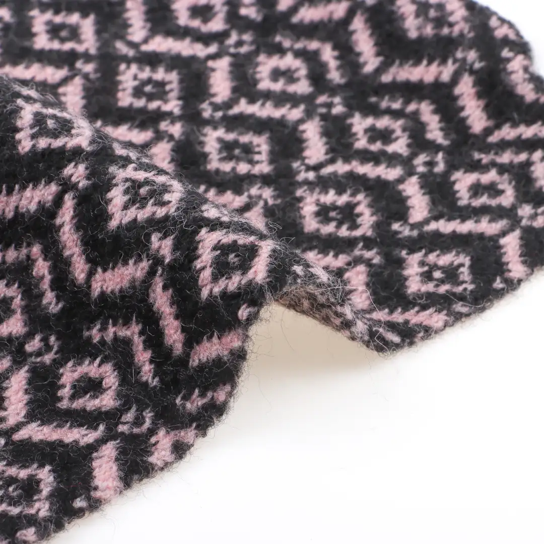 China Yarn  Mossy Yarn Fancy Yarn Nylon Cotton Wool Spandex BLACK pink color buy from China wholesaler bulk order at wholesale price free worldwide shipping Alibaba