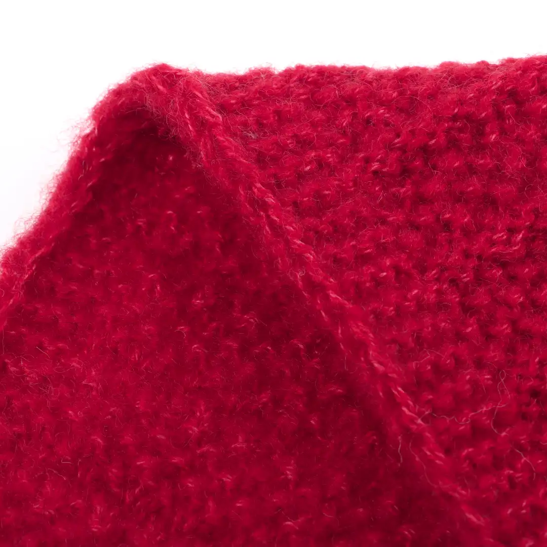 China Yarn  Woollen Spun Regular Yarn Recycled Polyester Wool red color buy from China wholesaler bulk order at wholesale price free worldwide shipping Alibaba