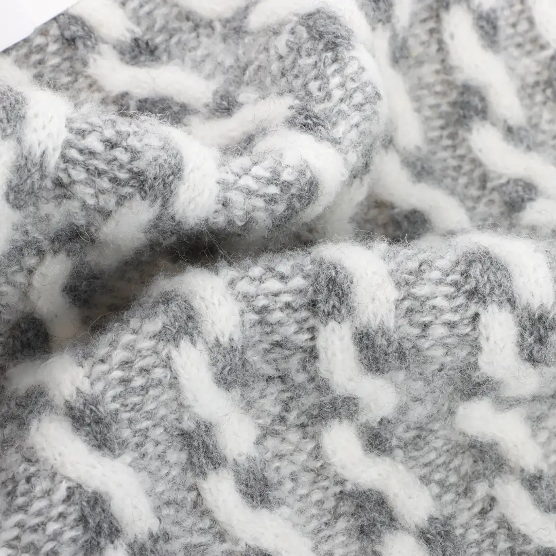 China Yarn for Shorts,Jogger,Hoodie,Ladies Vest (Sweater),Men’s Vest (Sweater),Open Cardigan (Sweater),Shirt Long Sleeve Button (Sweater),Shirt Long Sleeve Zipper (Sweater) Mossy Yarn Fancy Yarn Polyester Recycled Polyester Acrylic Alpaca Spandex Gray MELANGE color buy from China wholesaler bulk order at wholesale price free worldwide shipping Alibaba
