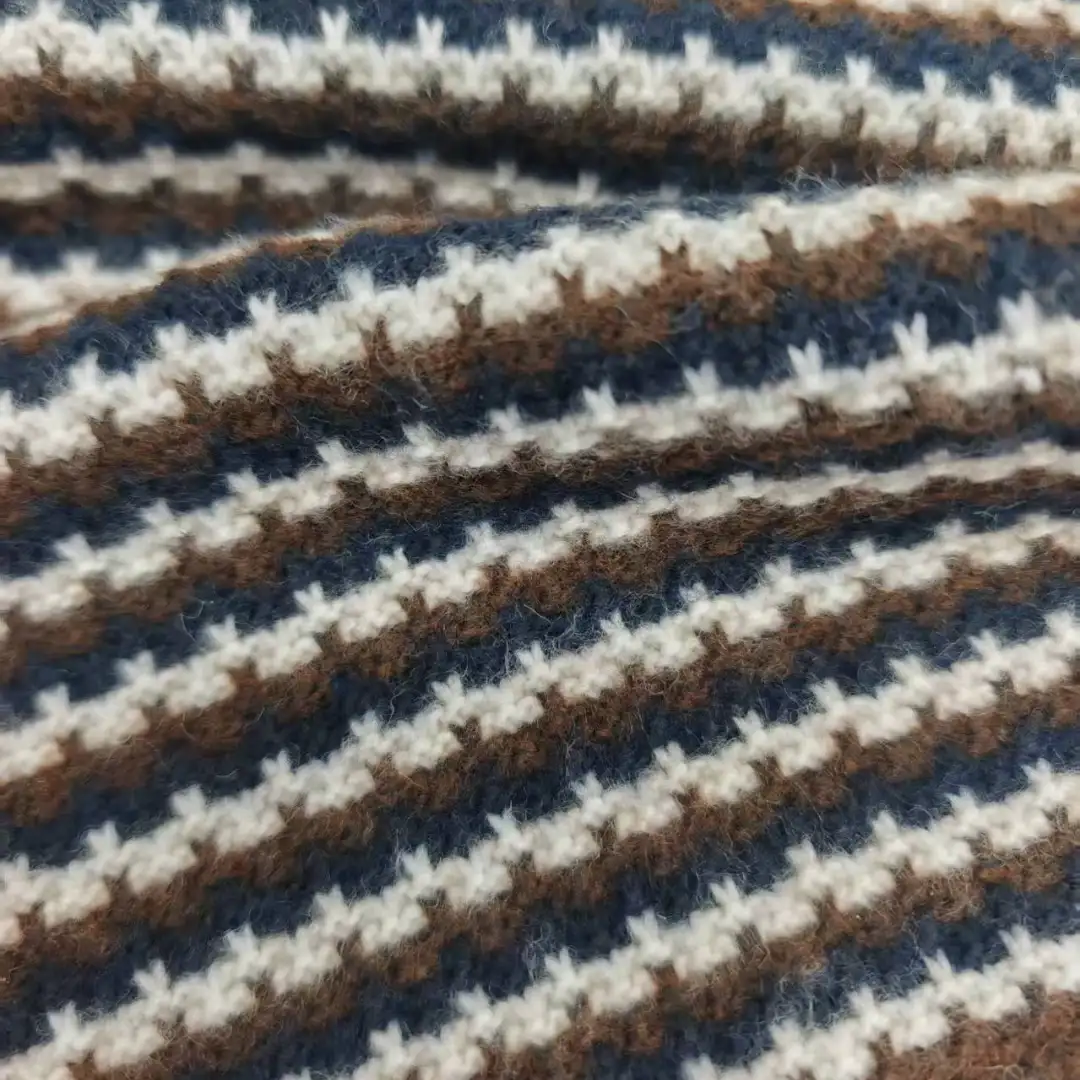 China Yarn for Open Cardigan (Sweater),Full-Zipper Cardigan (Sweater),Half-Zipper Cardigan (Sweater) Mossy Yarn Fancy Yarn Recycled Polyester Acrylic Nylon Wool Brown，blue color buy from China wholesaler bulk order at wholesale price free worldwide shipping Alibaba