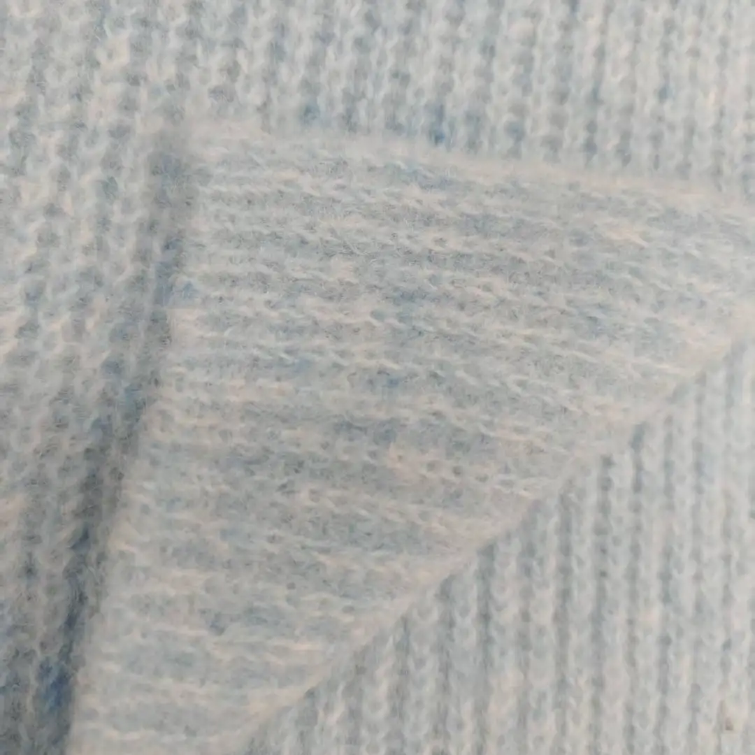 China Yarn for Hoodie,Open Cardigan (Sweater),Round Neck Pullover (Sweater) Mossy Yarn Fancy Yarn Nylon Recycled Polyester Acrylic Wool Light Blue color buy from China wholesaler bulk order at wholesale price free worldwide shipping Alibaba