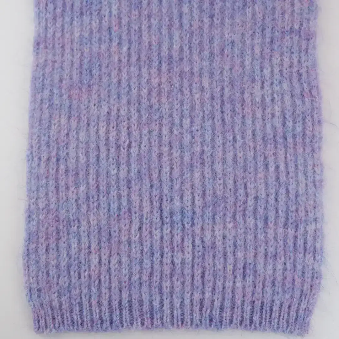 China Yarn for Half-Zipper Cardigan (Sweater),Knitted Jacket (Sweater),Round Neck Pullover (Sweater),Dresses (Cardigan Open) (Sweater) Mossy Yarn Fancy Yarn Recycled Polyester Acrylic Polyamide Wool Elastane Violet color buy from China wholesaler bulk order at wholesale price free worldwide shipping Alibaba