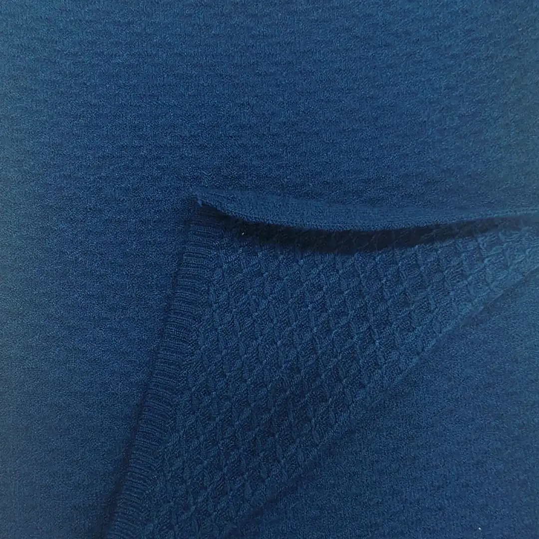 China Yarn for Crop Top,Full-Zipper Cardigan (Sweater),Half-Zipper Cardigan (Sweater) Core Spun Yarn Regular Yarn Eco Vero Recycled Polyester PBT Dark blue color buy from China wholesaler bulk order at wholesale price free worldwide shipping Alibaba