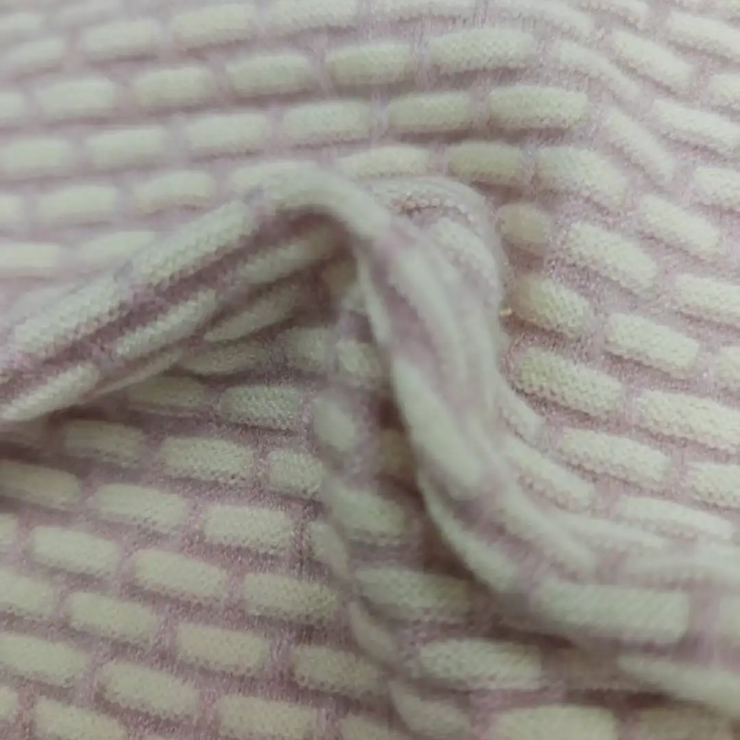 China Yarn for Crop Top,Hoodie,Half-Zipper Cardigan (Sweater),Kids Crew-Neck Cardigan (Sweater) Core Spun Yarn Regular Yarn Viscose Nylon PBT Pink and white color buy from China wholesaler bulk order at wholesale price free worldwide shipping Alibaba