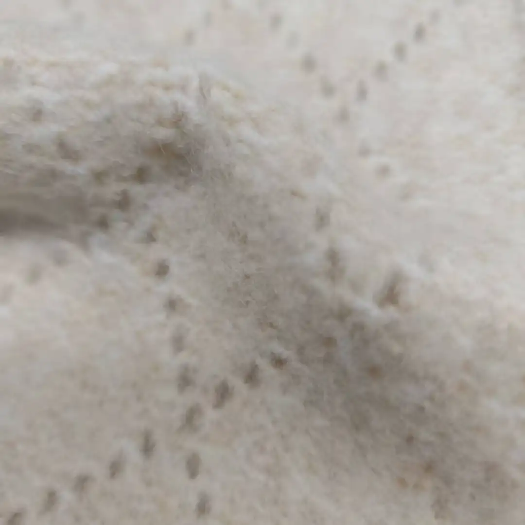 China Yarn for Round Neck Pullover (Sweater) Mossy Yarn Fancy Yarn Recycled Polyester Wool Acrylic Elastane Nylon Walnut brown color buy from China wholesaler bulk order at wholesale price free worldwide shipping Alibaba