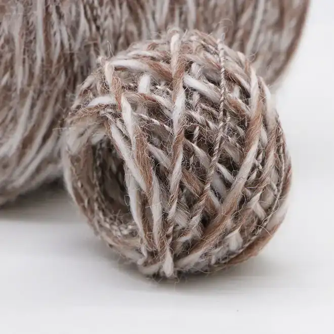 China Yarn for Open Cardigan (Sweater),Full-Zipper Cardigan (Sweater),Round Neck Pullover (Sweater) Air Spun Yarn Fancy Yarn Polyester Recycled Polyester Wool Acrylic Bingo color color buy from China wholesaler bulk order at wholesale price free worldwide shipping Alibaba