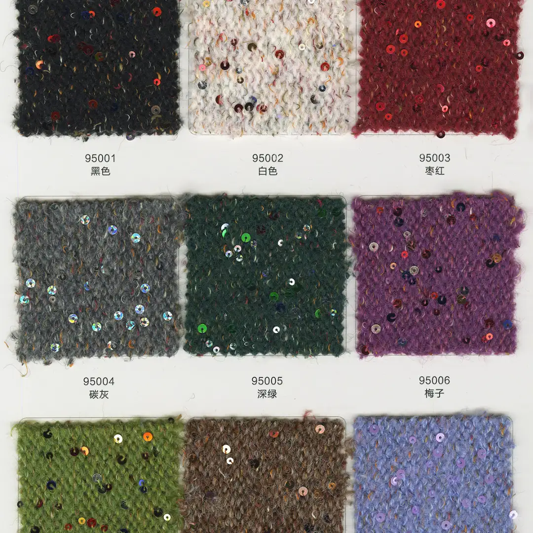 China Yarn for Open Cardigan (Sweater),Round Neck Pullover (Sweater),Crew Neck Pullover (Sweater),Crop Top Pullover (Sweater) Twisted Yarn Twisted Yarn Acrylic Polyamide Polyester Sequin Wool Black and white color buy from China wholesaler bulk order at wholesale price free worldwide shipping Alibaba
