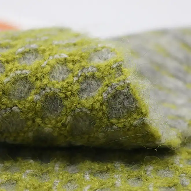 China Yarn for Open Cardigan (Sweater),Full-Zipper Cardigan (Sweater),Round Neck Pullover (Sweater),Crop Top Pullover (Sweater) Mossy Yarn Fancy Yarn Acrylic Elastane Nylon Polyester Wool 绿色+灰色 color buy from China wholesaler bulk order at wholesale price free worldwide shipping Alibaba