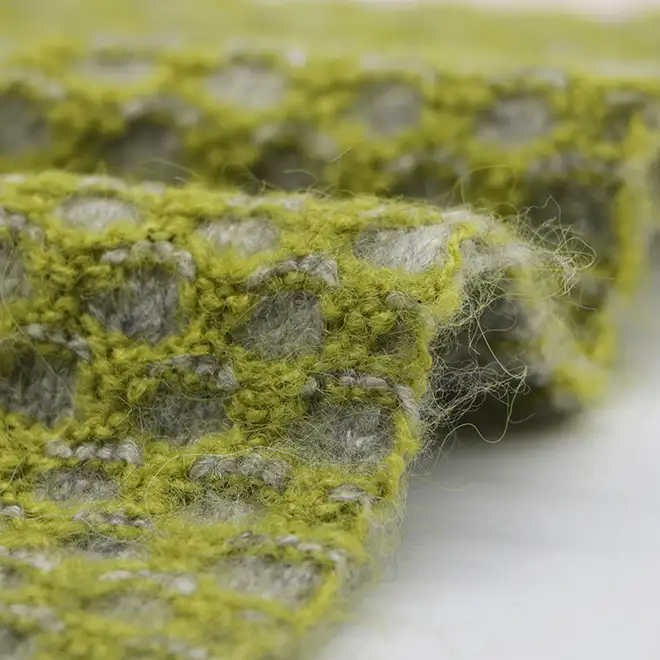 China Yarn for Open Cardigan (Sweater),Full-Zipper Cardigan (Sweater),Round Neck Pullover (Sweater),Crop Top Pullover (Sweater) Mossy Yarn Fancy Yarn Acrylic Elastane Nylon Polyester Wool 绿色+灰色 color buy from China wholesaler bulk order at wholesale price free worldwide shipping Alibaba