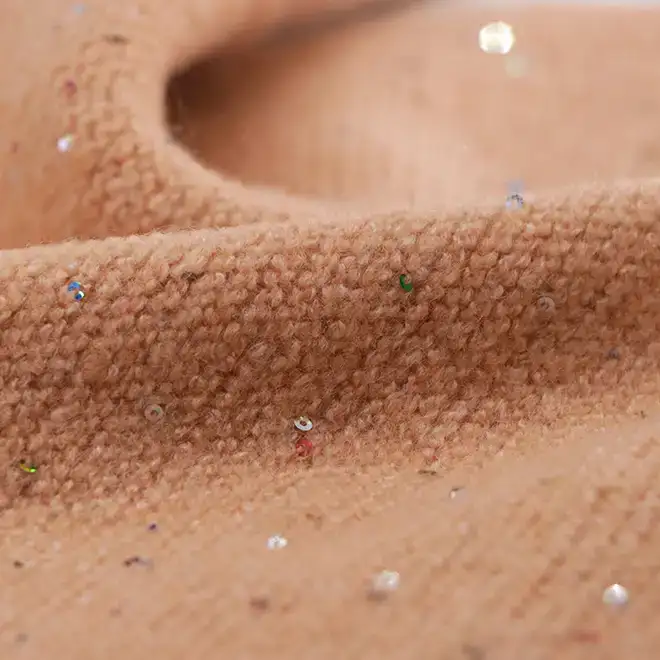 China Yarn for Open Cardigan (Sweater),Shirt Long Sleeve Button (Sweater),Round Neck Pullover (Sweater),Crew Neck Pullover (Sweater),Crop Top Pullover (Sweater) Mossy Yarn Fancy Yarn Acrylic Polyester Spandex Polyamide Sequin coffee color buy from China wholesaler bulk order at wholesale price free worldwide shipping Alibaba