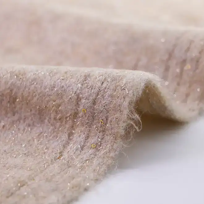 China Yarn for Open Cardigan (Sweater),Shirt Long Sleeve Button (Sweater),Round Neck Pullover (Sweater),Crew Neck Pullover (Sweater),Crop Top Pullover (Sweater) Mossy Yarn Fancy Yarn Acrylic Polyester Spandex Polyamide Sequin coffee color buy from China wholesaler bulk order at wholesale price free worldwide shipping Alibaba