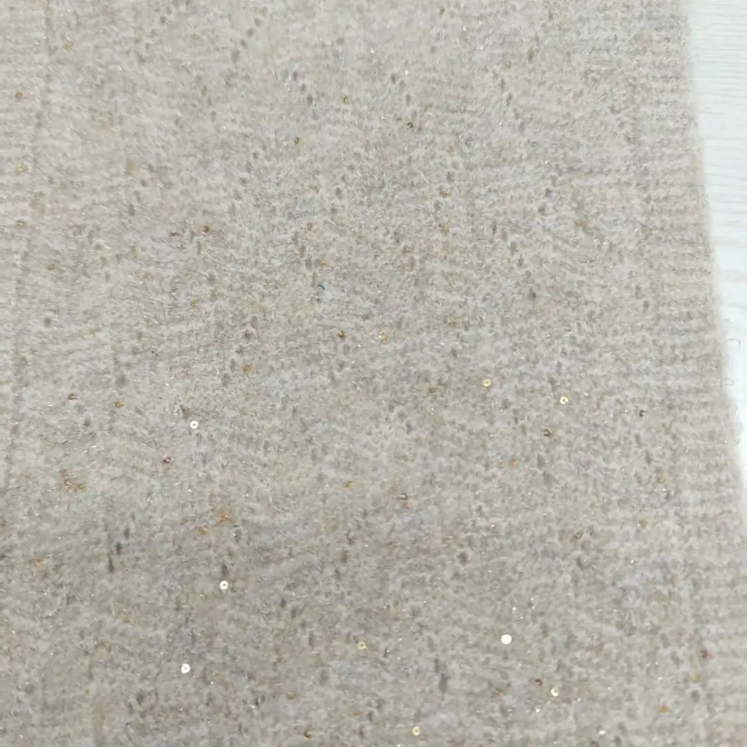 China Yarn for Open Cardigan (Sweater),Shirt Long Sleeve Button (Sweater),Round Neck Pullover (Sweater),Crew Neck Pullover (Sweater),Crop Top Pullover (Sweater) Mossy Yarn Fancy Yarn Acrylic Polyester Spandex Polyamide Sequin coffee color buy from China wholesaler bulk order at wholesale price free worldwide shipping Alibaba