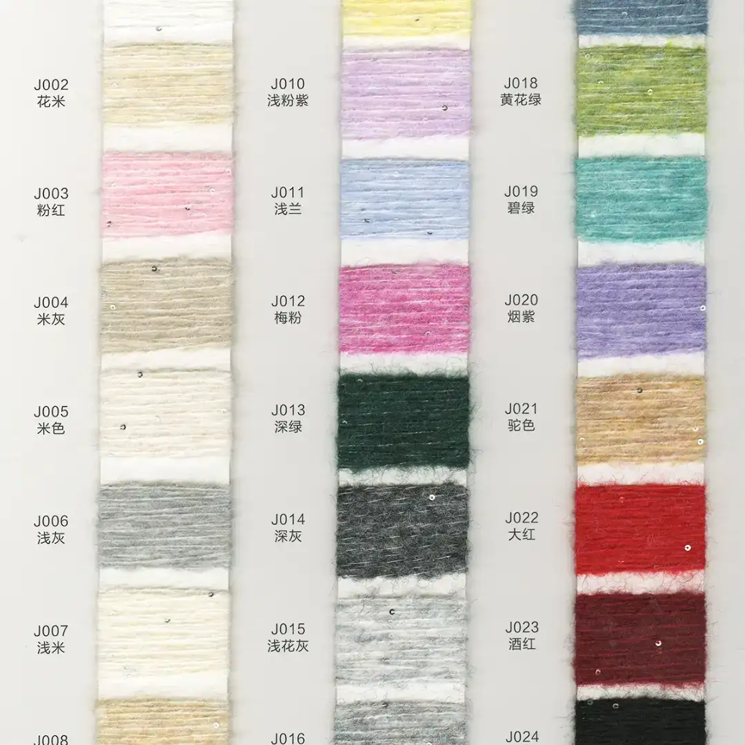 China Yarn for Round Neck Pullover (Sweater),Crew Neck Pullover (Sweater),T-shirt (Sweater),Skirt (Sweater) Twisted Yarn Twisted Yarn Recycled Polyester Acrylic Nylon Wool Elastane Sequin silver，white，brown color buy from China wholesaler bulk order at wholesale price free worldwide shipping Alibaba