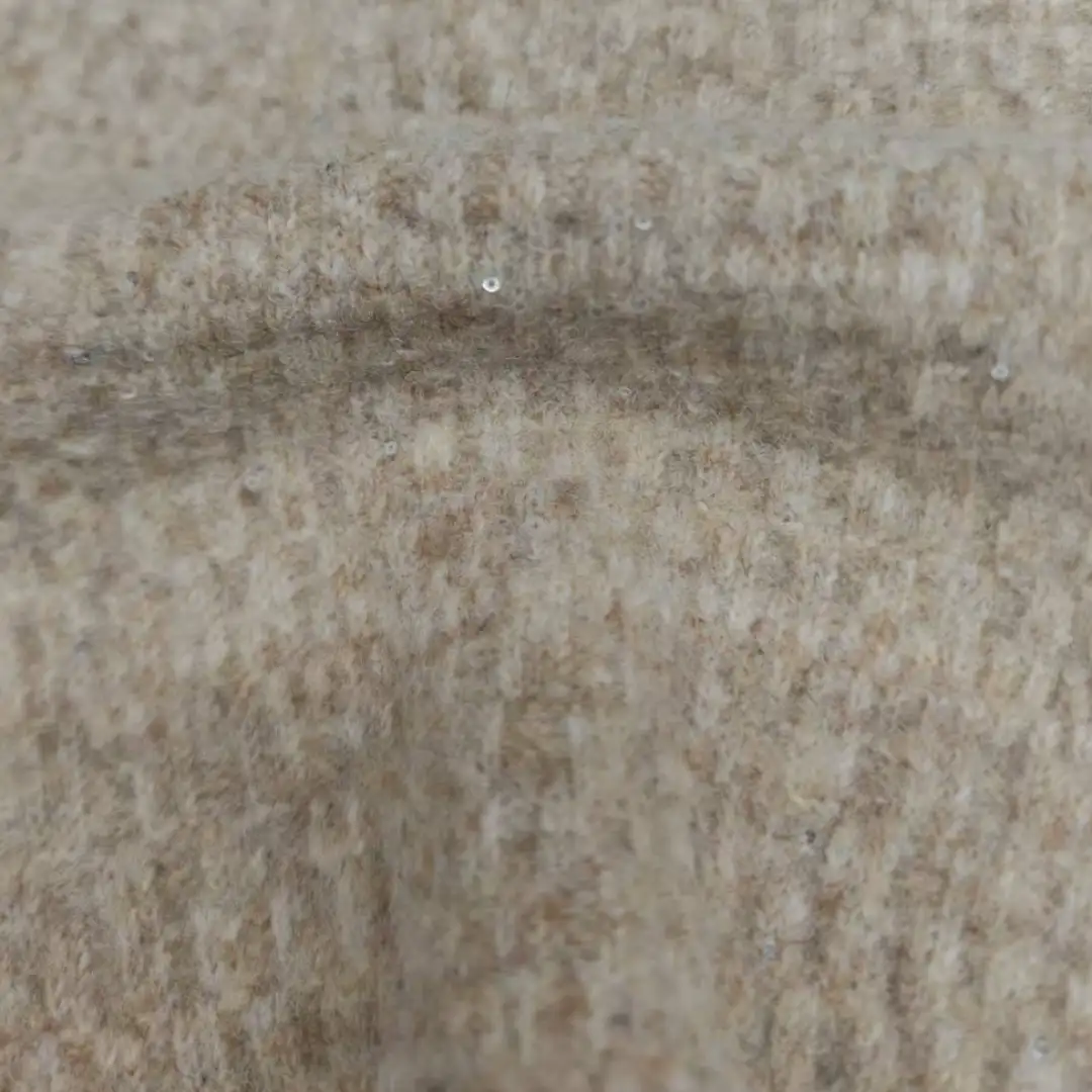 China Yarn for Round Neck Pullover (Sweater),Crew Neck Pullover (Sweater),T-shirt (Sweater),Skirt (Sweater) Twisted Yarn Twisted Yarn Recycled Polyester Acrylic Nylon Wool Elastane Sequin silver，white，brown color buy from China wholesaler bulk order at wholesale price free worldwide shipping Alibaba