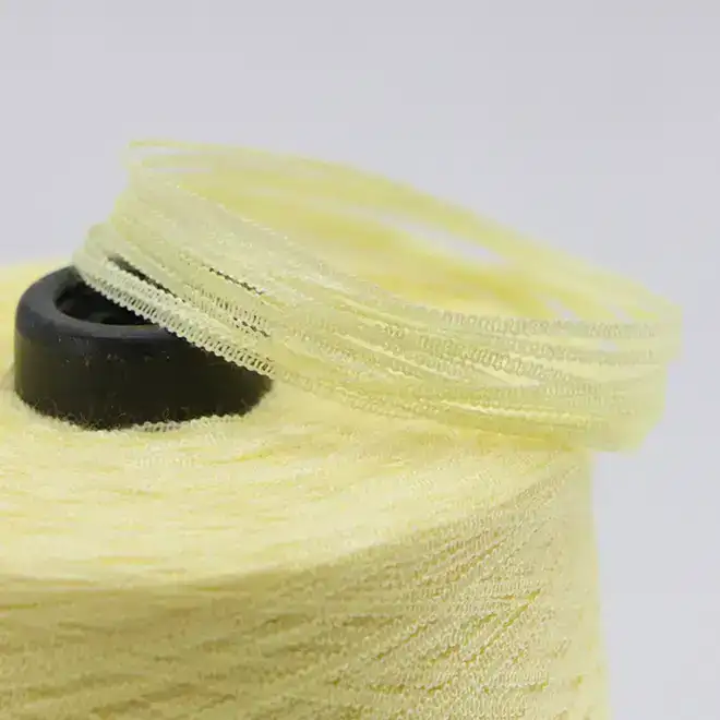 China Yarn for Round Neck Pullover (Sweater),Crew Neck Pullover (Sweater),T-shirt (Sweater),Skirt (Sweater) Flat Tape Yarn Fancy Yarn Acrylic Nylon Pink，yellow color buy from China wholesaler bulk order at wholesale price free worldwide shipping Alibaba