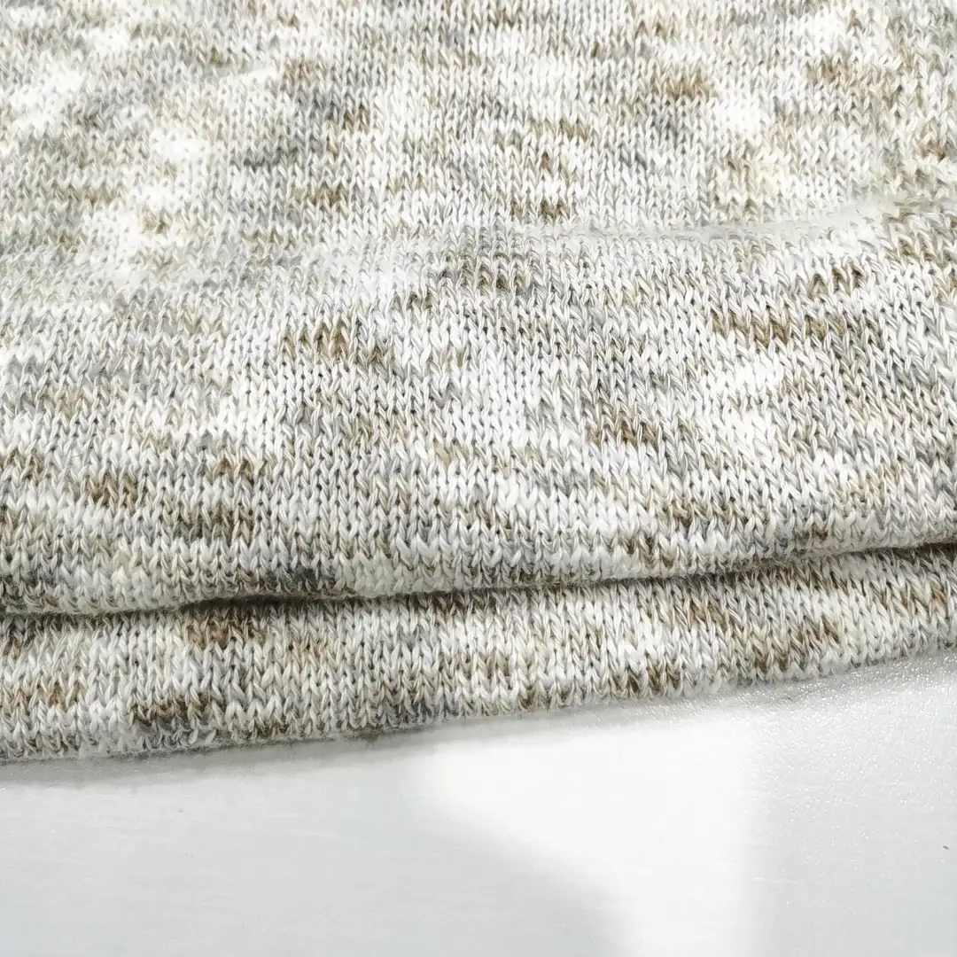 China Yarn for Ladies Vest (Sweater),Men’s Vest (Sweater),Open Cardigan (Sweater),Crew Neck Pullover (Sweater),T-shirt (Sweater) Slub Yarn Fancy Yarn BCI Cotton Recycled Polyester 白卡其 color buy from China wholesaler bulk order at wholesale price free worldwide shipping Alibaba