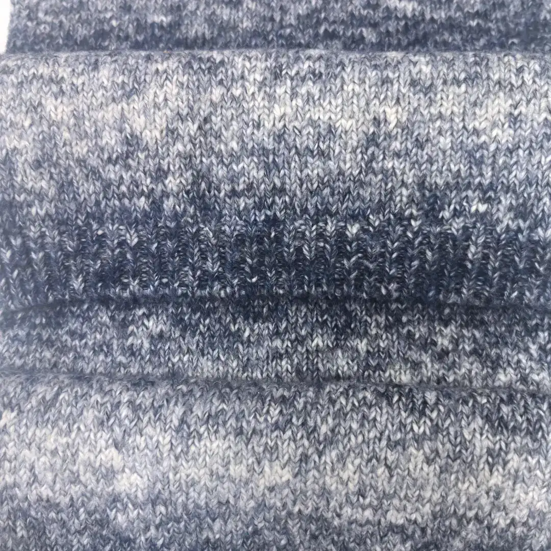 China Yarn for Open Cardigan (Sweater),Round Neck Pullover (Sweater),Crop Top Pullover (Sweater) Mossy Yarn Fancy Yarn Wool BCI Cotton Nylon Recycled Polyester Elastane NAVY color buy from China wholesaler bulk order at wholesale price free worldwide shipping Alibaba