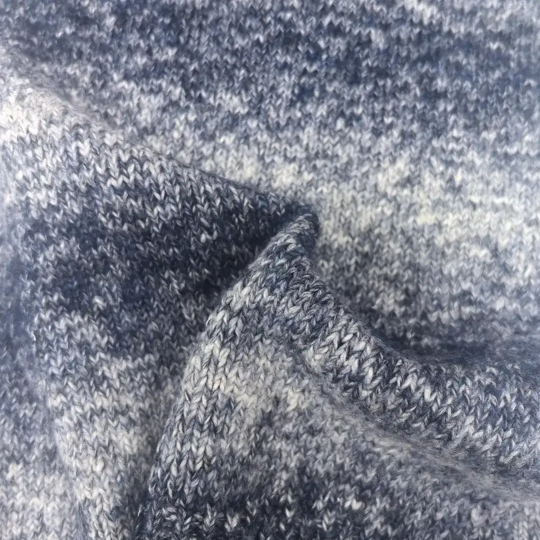 China Yarn for Open Cardigan (Sweater),Round Neck Pullover (Sweater),Crop Top Pullover (Sweater) Mossy Yarn Fancy Yarn Wool BCI Cotton Nylon Recycled Polyester Elastane NAVY color buy from China wholesaler bulk order at wholesale price free worldwide shipping Alibaba