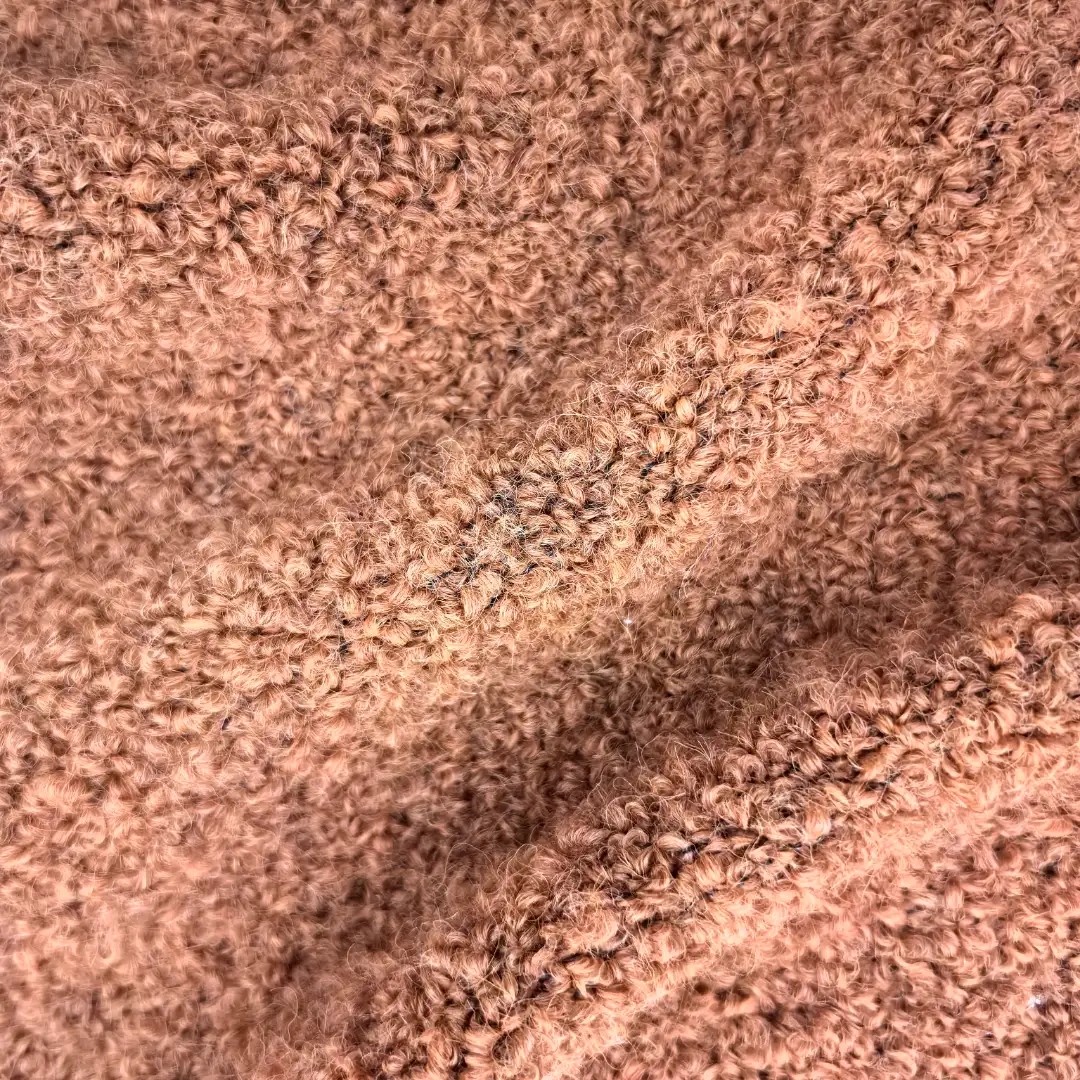 China Yarn for Open Cardigan (Sweater),Round Neck Pullover (Sweater),Crew Neck Pullover (Sweater),Crop Top Pullover (Sweater) Boucle Yarn Fancy Yarn Wool Recycled Polyester Nylon 驼色 color buy from China wholesaler bulk order at wholesale price free worldwide shipping Alibaba