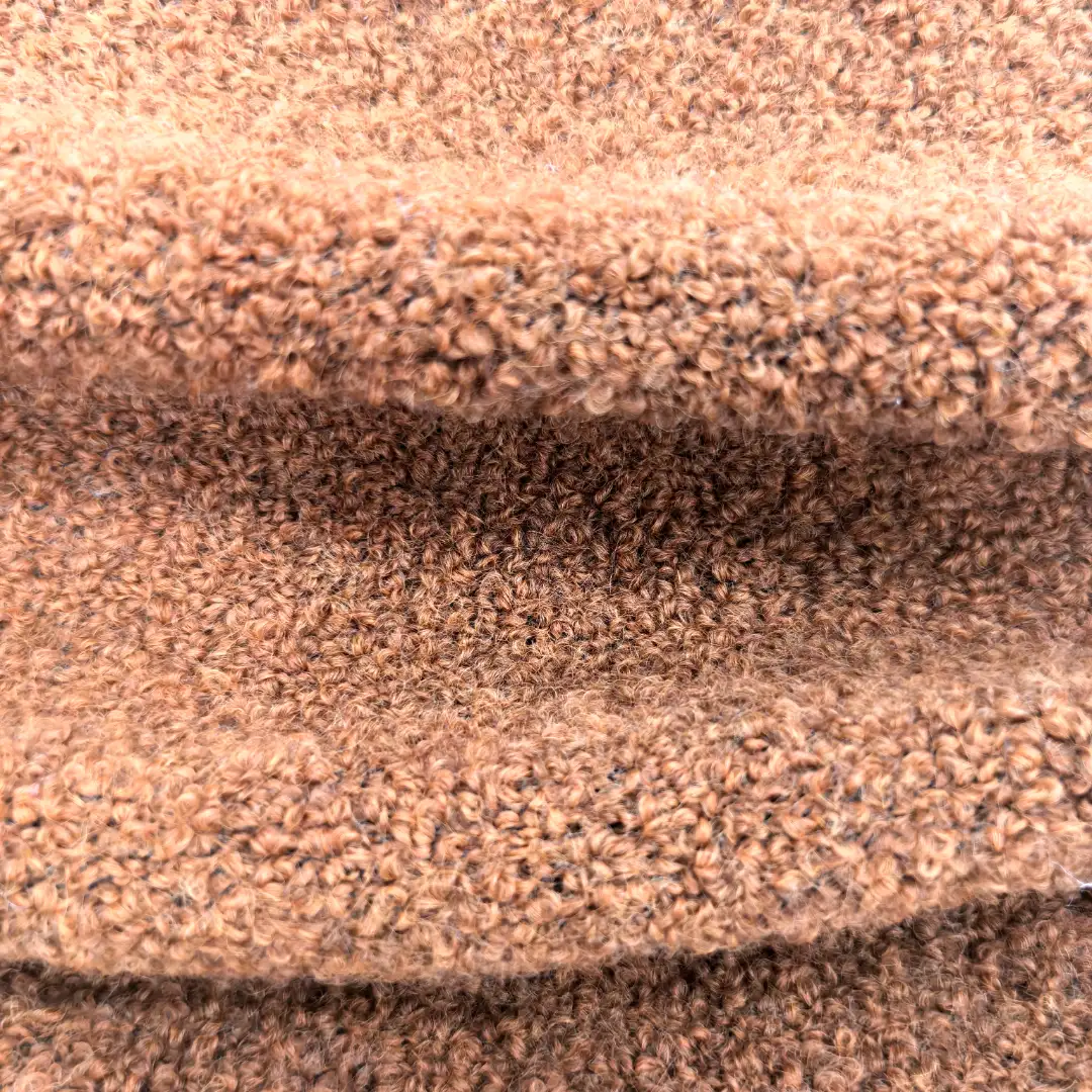 China Yarn for Open Cardigan (Sweater),Round Neck Pullover (Sweater),Crew Neck Pullover (Sweater),Crop Top Pullover (Sweater) Boucle Yarn Fancy Yarn Wool Recycled Polyester Nylon 驼色 color buy from China wholesaler bulk order at wholesale price free worldwide shipping Alibaba