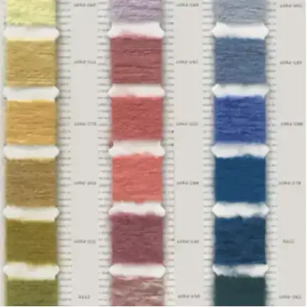 China Yarn for Open Cardigan (Sweater),Round Neck Pullover (Sweater),Crew Neck Pullover (Sweater),Crop Top Pullover (Sweater) Mossy Yarn Fancy Yarn BCI Cotton Recycled Polyester Elastane Acrylic 灰色 color buy from China wholesaler bulk order at wholesale price free worldwide shipping Alibaba