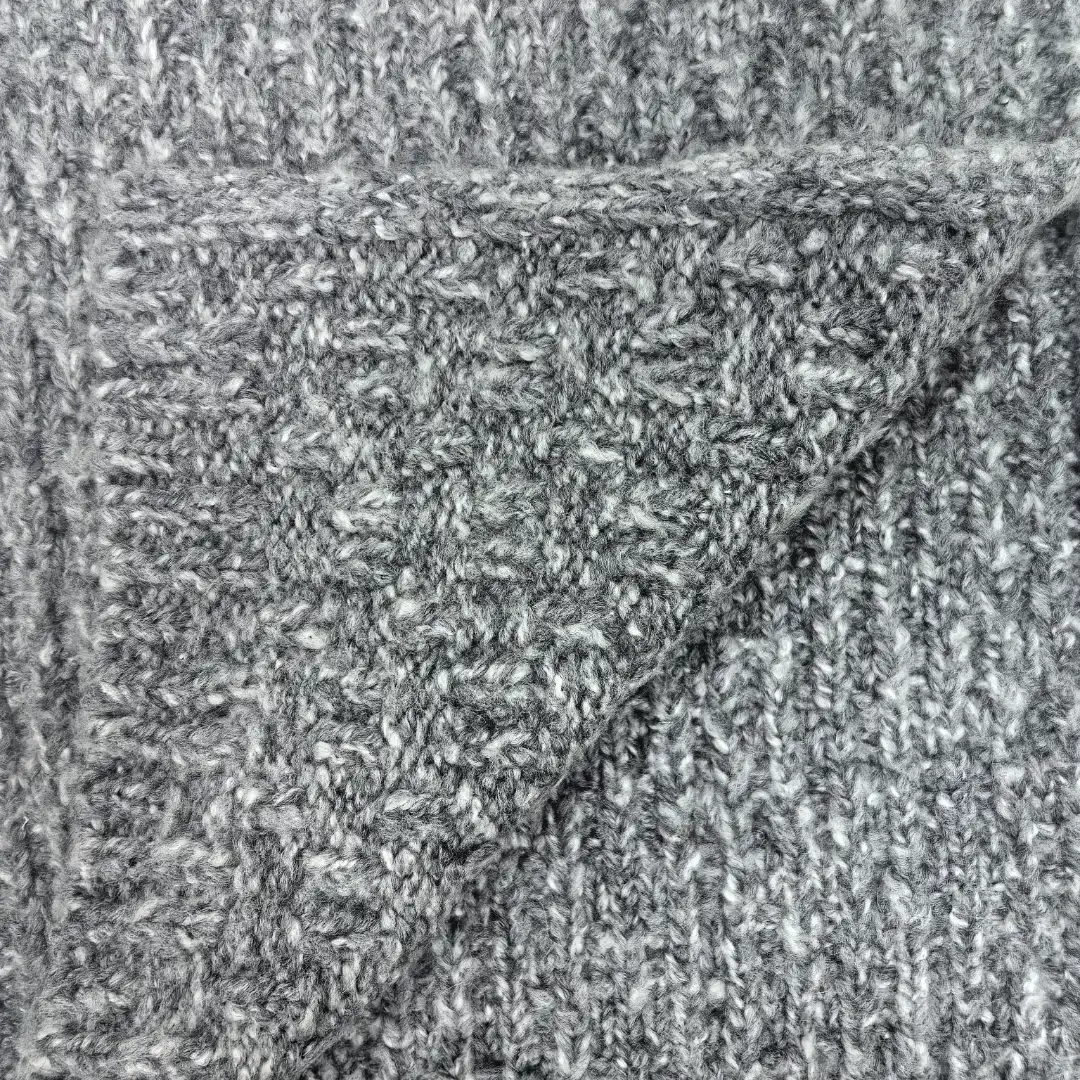 China Yarn for Open Cardigan (Sweater),Round Neck Pullover (Sweater),Crew Neck Pullover (Sweater),Crop Top Pullover (Sweater) Mossy Yarn Fancy Yarn BCI Cotton Recycled Polyester Elastane Acrylic 灰色 color buy from China wholesaler bulk order at wholesale price free worldwide shipping Alibaba