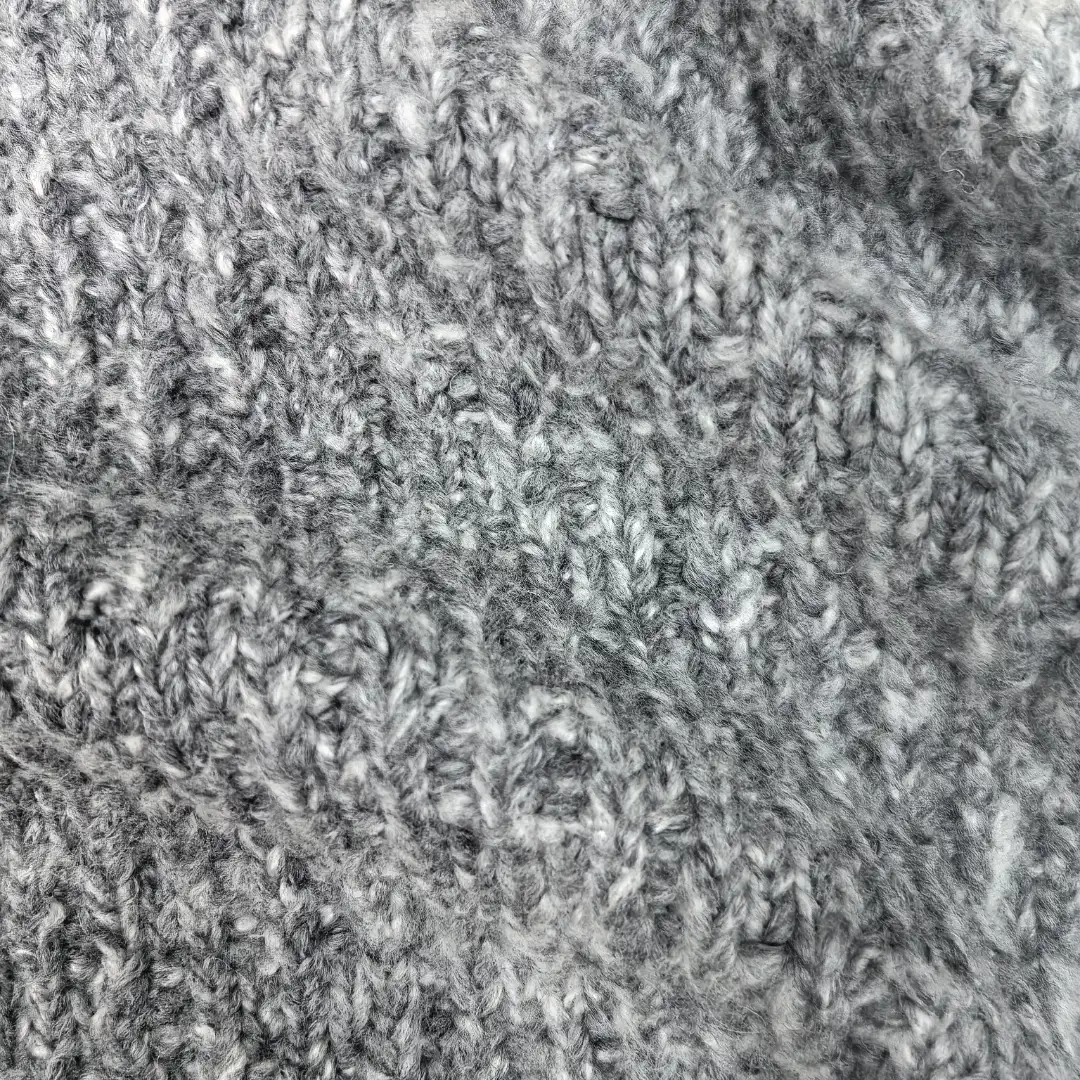 China Yarn for Open Cardigan (Sweater),Round Neck Pullover (Sweater),Crew Neck Pullover (Sweater),Crop Top Pullover (Sweater) Mossy Yarn Fancy Yarn BCI Cotton Recycled Polyester Elastane Acrylic 灰色 color buy from China wholesaler bulk order at wholesale price free worldwide shipping Alibaba