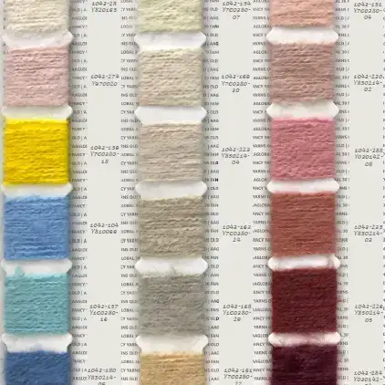 China Yarn for Hoodie,Ladies Vest (Sweater),Open Cardigan (Sweater),Round Neck Pullover (Sweater),Crew Neck Pullover (Sweater),Crop Top Pullover (Sweater) Mossy Yarn Fancy Yarn Acrylic BCI Cotton Recycled Polyester Elastane 米白 color buy from China wholesaler bulk order at wholesale price free worldwide shipping Alibaba