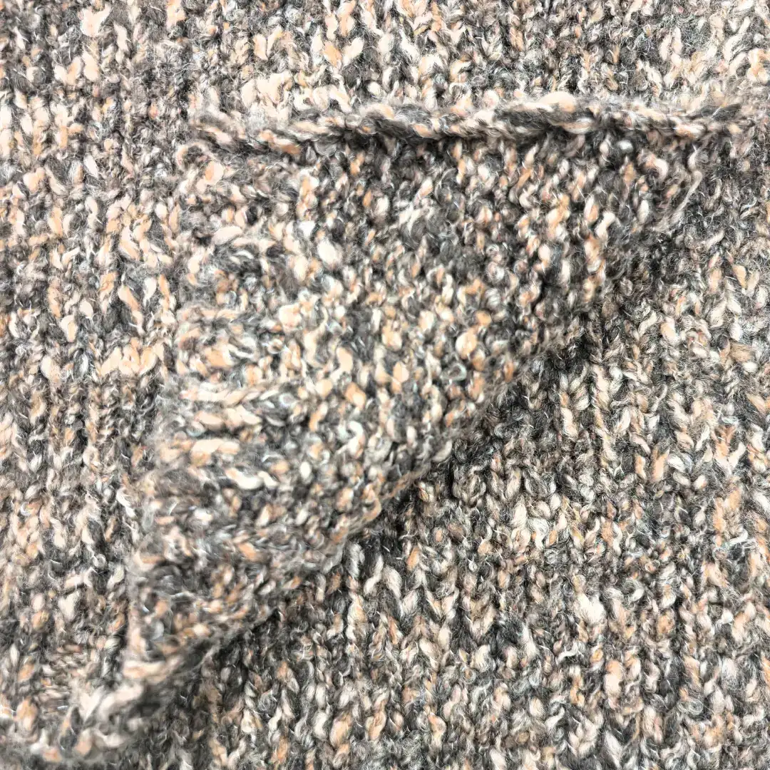 China Yarn for Tank Top,Hoodie,Open Cardigan (Sweater),Round Neck Pullover (Sweater),Crew Neck Pullover (Sweater),Crop Top Pullover (Sweater) Mossy Yarn Fancy Yarn Acrylic Wool Recycled Cotton Nylon Recycled Polyester 驼咖 color buy from China wholesaler bulk order at wholesale price free worldwide shipping Alibaba