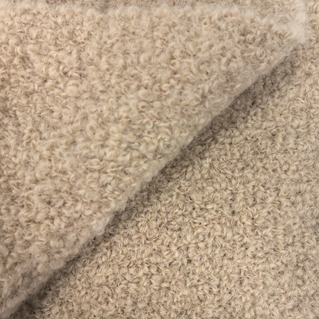 China Yarn for Ladies Vest (Sweater),Open Cardigan (Sweater),Round Neck Pullover (Sweater),Crew Neck Pullover (Sweater),Crop Top Pullover (Sweater),Hoodie  (Sweater) Boucle Yarn Fancy Yarn Wool Alpaca Nylon 浅咖 color buy from China wholesaler bulk order at wholesale price free worldwide shipping Alibaba