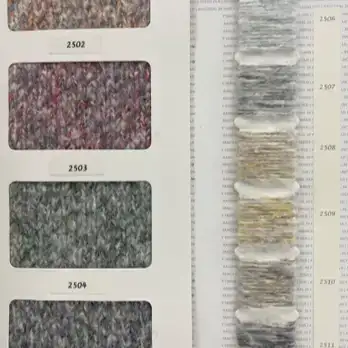 China Yarn for Ladies Vest (Sweater),Open Cardigan (Sweater),Round Neck Pullover (Sweater),Crew Neck Pullover (Sweater),Crop Top Pullover (Sweater),Hoodie  (Sweater) Mossy Yarn Fancy Yarn Acrylic RWS Wool Recycled Cotton Nylon Recycled Polyester 花咖 color buy from China wholesaler bulk order at wholesale price free worldwide shipping Alibaba