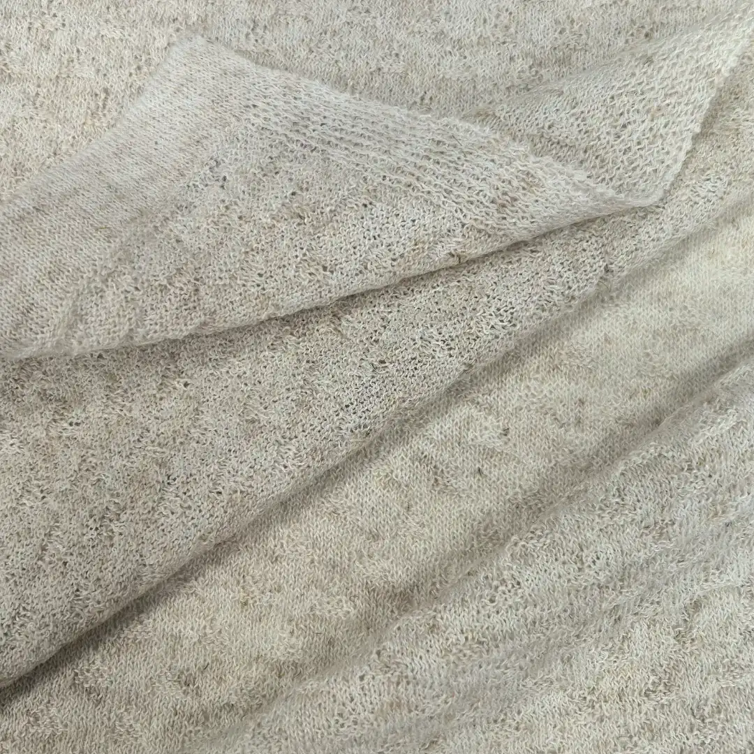 China Yarn for Tank Top,Hoodie,Ladies Vest (Sweater),Open Cardigan (Sweater),Knitted Trousers (Sweater),Skirt (Sweater) Slub Yarn Fancy Yarn Linen Nylon Polyester Recycled Polyester 米白 color buy from China wholesaler bulk order at wholesale price free worldwide shipping Alibaba