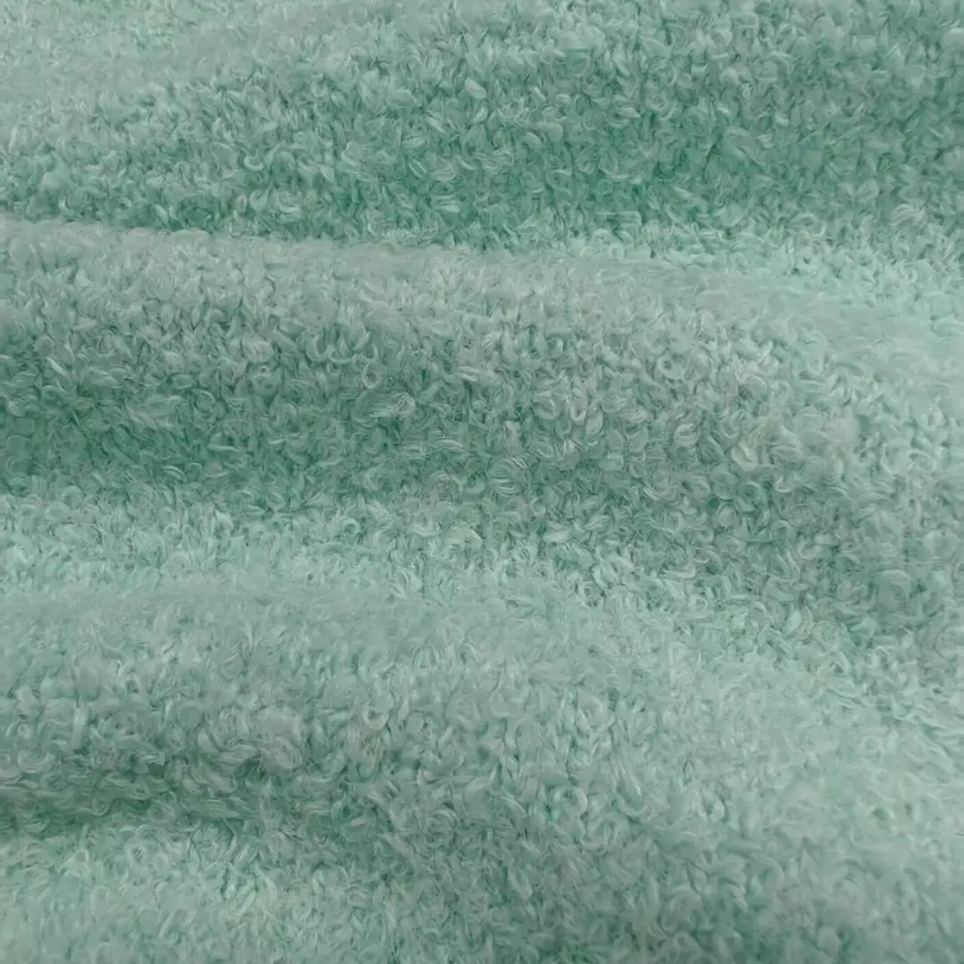 China Yarn for Hoodie,Open Cardigan (Sweater),Half-Zipper Cardigan (Sweater),Crop Top Pullover (Sweater) Boucle Yarn Fancy Yarn Recycled Polyester RWS Wool Spandex emerald green color buy from China wholesaler bulk order at wholesale price free worldwide shipping Alibaba