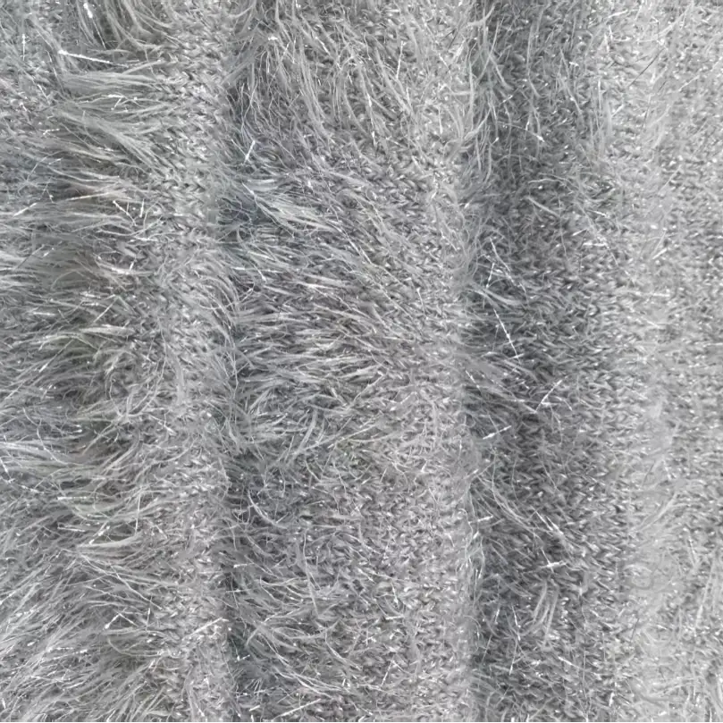 China Yarn  Cat Feather Yarn Fancy Yarn Nylon METALLIC GOLD 灰色 color buy from China wholesaler bulk order at wholesale price free worldwide shipping Alibaba