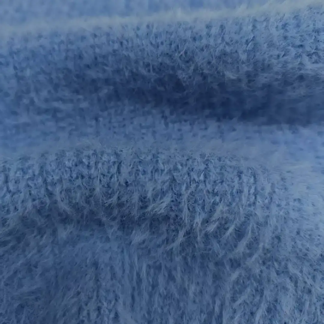 China Yarn for Open Cardigan (Sweater),Full-Zipper Cardigan (Sweater),Round Neck Pullover (Sweater) Cat Feather Yarn Fancy Yarn Nylon Polyester Acrylic blue color buy from China wholesaler bulk order at wholesale price free worldwide shipping Alibaba