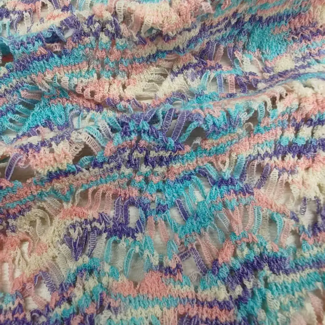 China Yarn for Open Cardigan (Sweater),Half-Zipper Cardigan (Sweater),Shirt Half Sleeve Zipper (Sweater) Tubular Tape Yarn Fancy Yarn Acrylic Nylon multicolor color buy from China wholesaler bulk order at wholesale price free worldwide shipping Alibaba