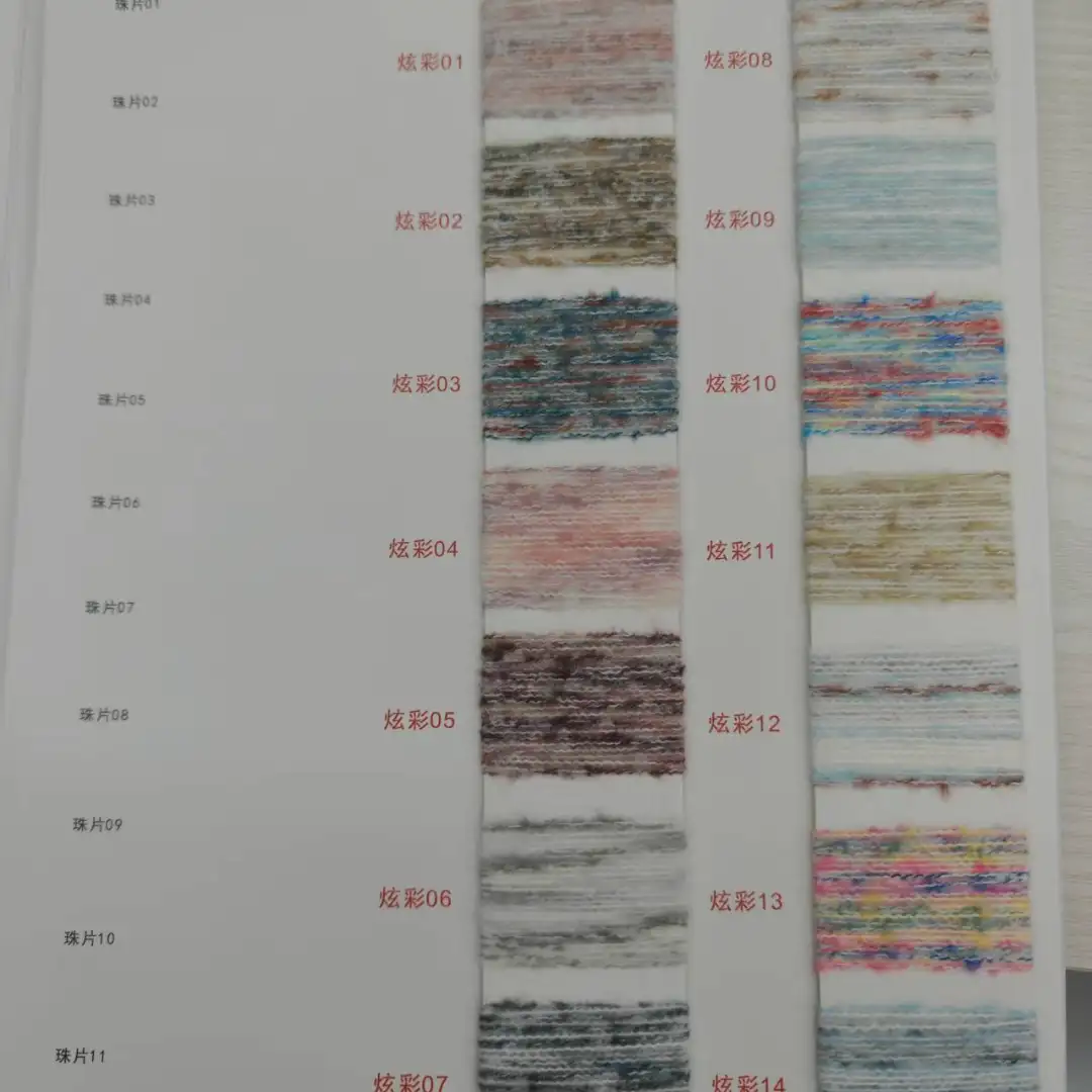 China Yarn for Crop Top,Hoodie,Open Cardigan (Sweater),Full-Zipper Cardigan (Sweater),Round Neck Pullover (Sweater),Kids Crew-Neck Cardigan (Sweater) Mossy Yarn Fancy Yarn Polyester multicolor color buy from China wholesaler bulk order at wholesale price free worldwide shipping Alibaba