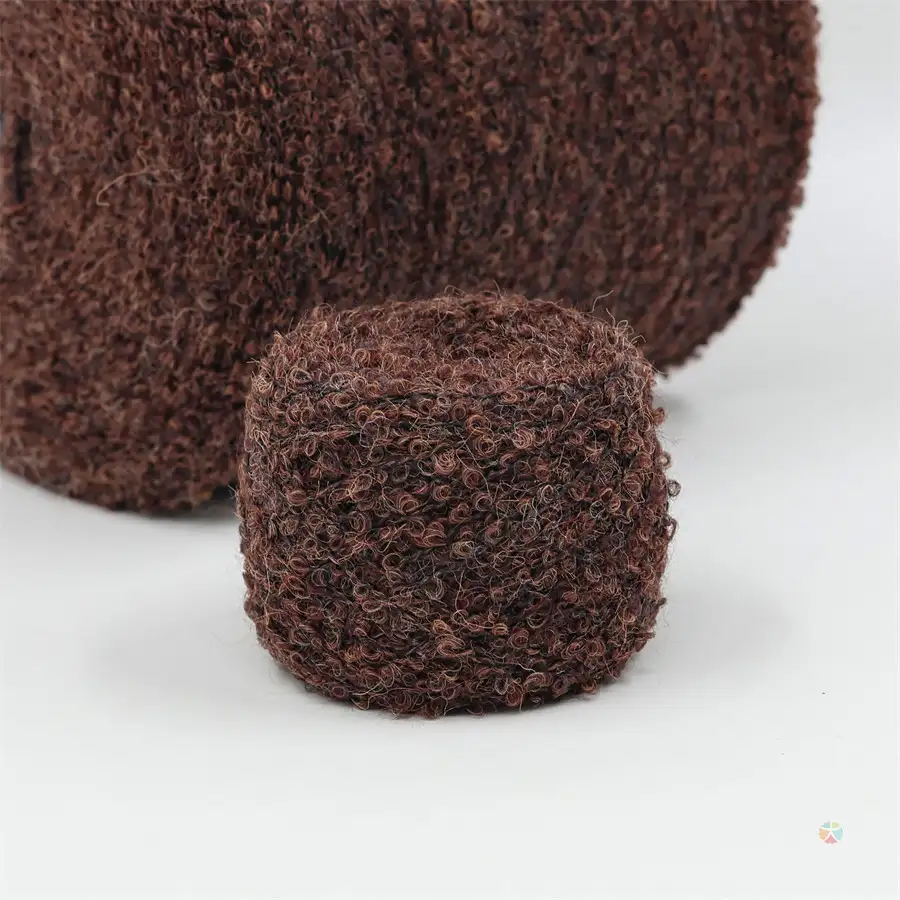 China Yarn for Ladies Vest (Sweater),Men’s Vest (Sweater),Open Cardigan (Sweater),Full-Zipper Cardigan (Sweater),Half-Zipper Cardigan (Sweater) Boucle Yarn Fancy Yarn Wool Acrylic Nylon Polyester Spandex 75 color buy from China wholesaler bulk order at wholesale price free worldwide shipping Alibaba