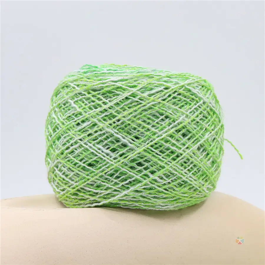 China Yarn for Ladies Vest (Sweater),Men’s Vest (Sweater),Open Cardigan (Sweater),Full-Zipper Cardigan (Sweater),Half-Zipper Cardigan (Sweater) Slub Yarn Fancy Yarn Polyester Acrylic Lurex 32 color buy from China wholesaler bulk order at wholesale price free worldwide shipping Alibaba