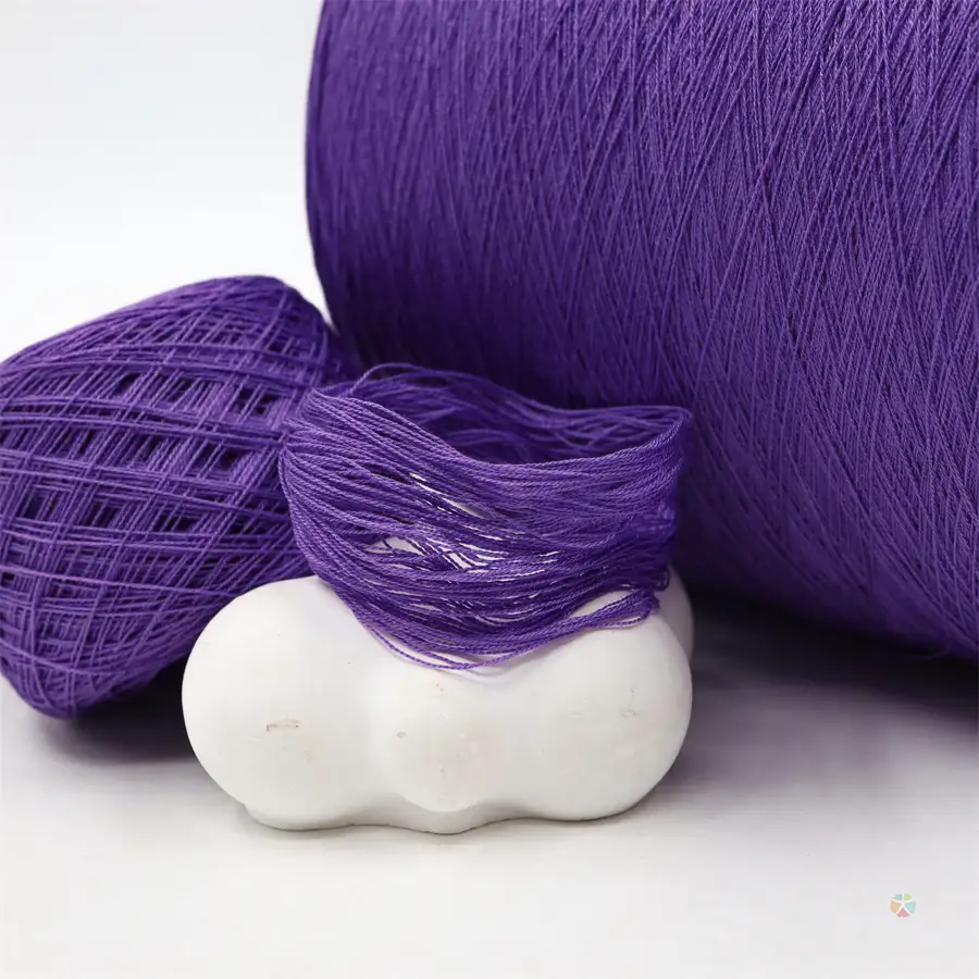 China Yarn for Knitted Jacket (Sweater),Round Neck Pullover (Sweater),Crew Neck Pullover (Sweater),Crop Top Pullover (Sweater) Core Spun Yarn Regular Yarn Acrylic Rayon Polyester 18 color buy from China wholesaler bulk order at wholesale price free worldwide shipping Alibaba