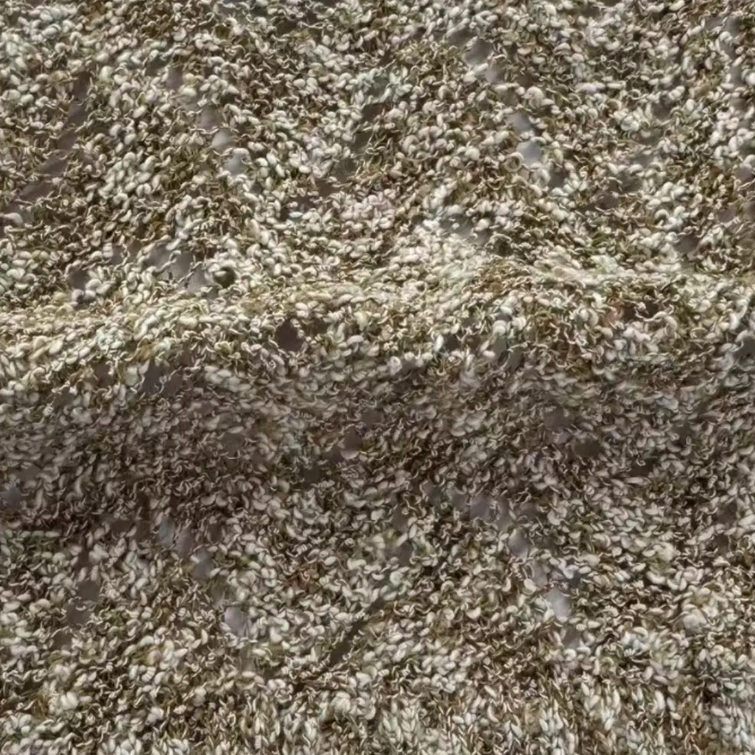 China Yarn for Ladies Vest (Sweater),Half-Zipper Cardigan (Sweater),Crop Top Pullover (Sweater),T-shirt (Sweater),V-Neck Button Up Cardigan (Sweater) Boucle Yarn Fancy Yarn Cotton Polyester Multicolour color buy from China wholesaler bulk order at wholesale price free worldwide shipping Alibaba