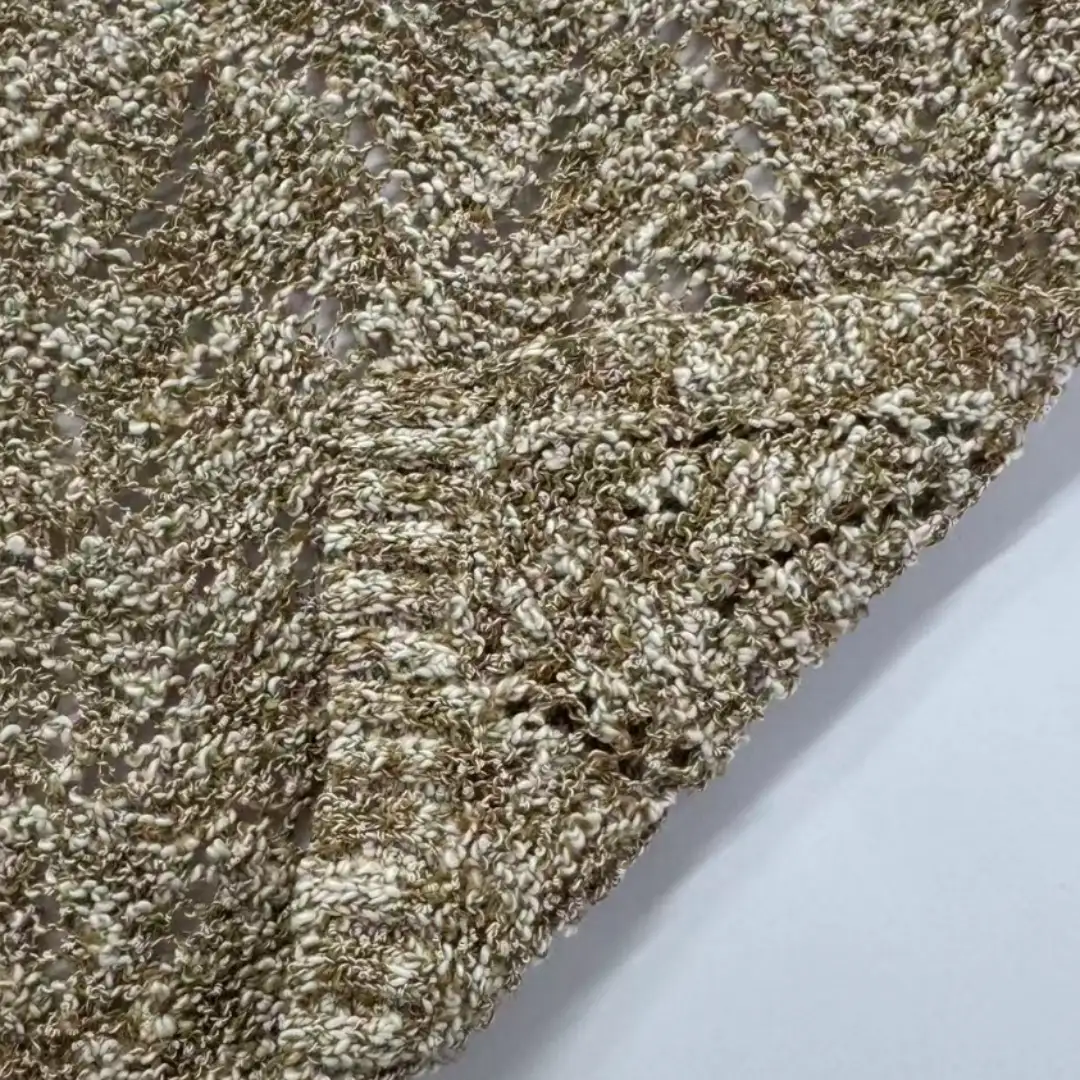 China Yarn for Ladies Vest (Sweater),Half-Zipper Cardigan (Sweater),Crop Top Pullover (Sweater),T-shirt (Sweater),V-Neck Button Up Cardigan (Sweater) Boucle Yarn Fancy Yarn Cotton Polyester Multicolour color buy from China wholesaler bulk order at wholesale price free worldwide shipping Alibaba