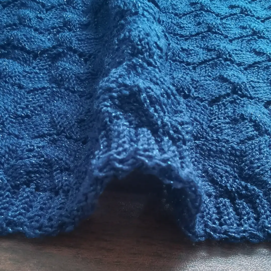 China Yarn for Open Cardigan (Sweater) Twisted Yarn Twisted Yarn Recycled Polyester Polyester Lurex 藏青 color buy from China wholesaler bulk order at wholesale price free worldwide shipping Alibaba