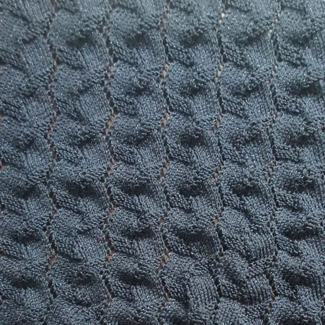 China Yarn for Open Cardigan (Sweater) Twisted Yarn Twisted Yarn Recycled Polyester Polyester Lurex 藏青 color buy from China wholesaler bulk order at wholesale price free worldwide shipping Alibaba