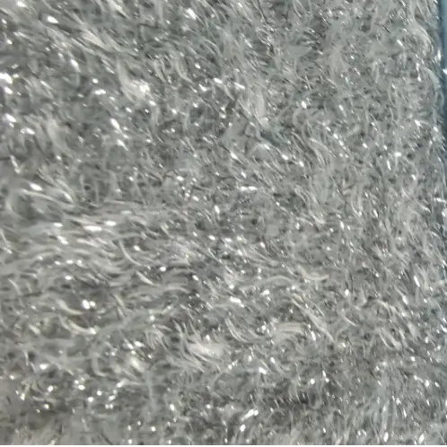 China Yarn for Open Cardigan (Sweater) Lurex Lurex Lurex Polyester 银白色 color buy from China wholesaler bulk order at wholesale price free worldwide shipping Alibaba