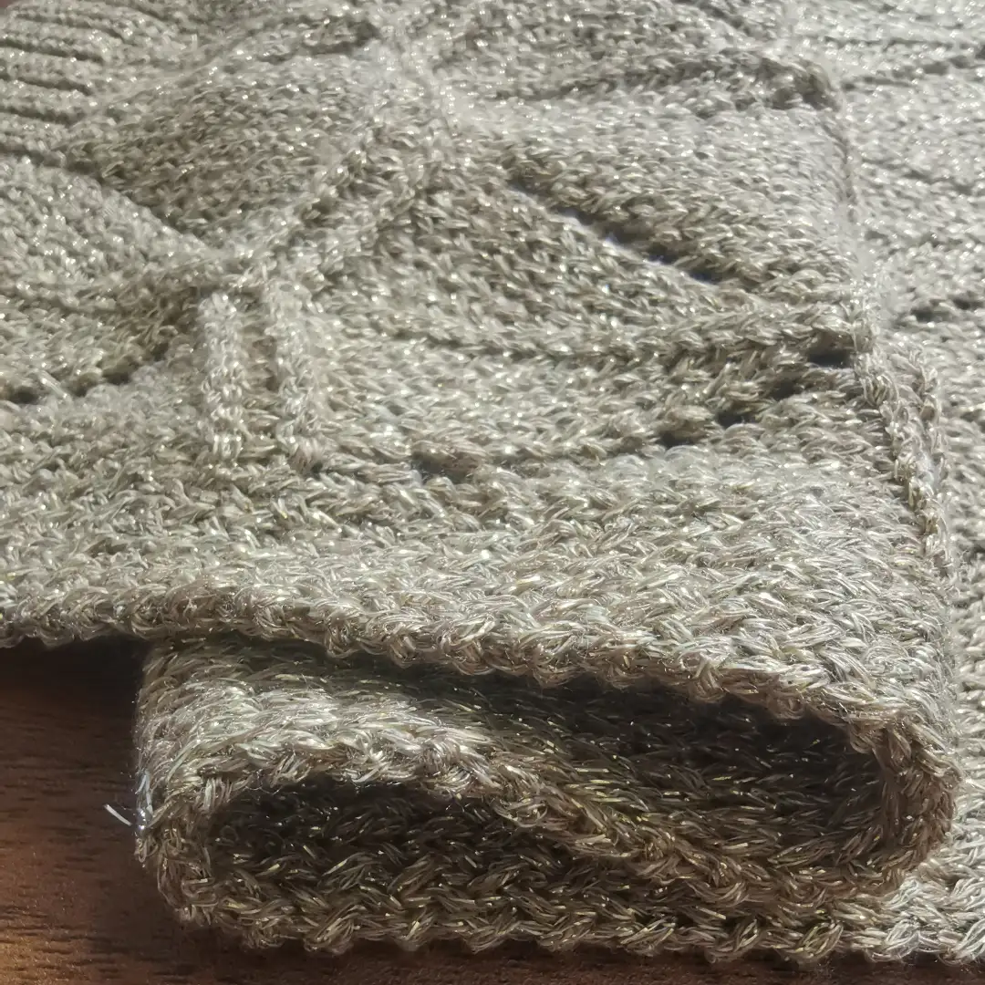 China Yarn for Open Cardigan (Sweater) Lurex Lurex Acrylic Lurex 杏色 color buy from China wholesaler bulk order at wholesale price free worldwide shipping Alibaba