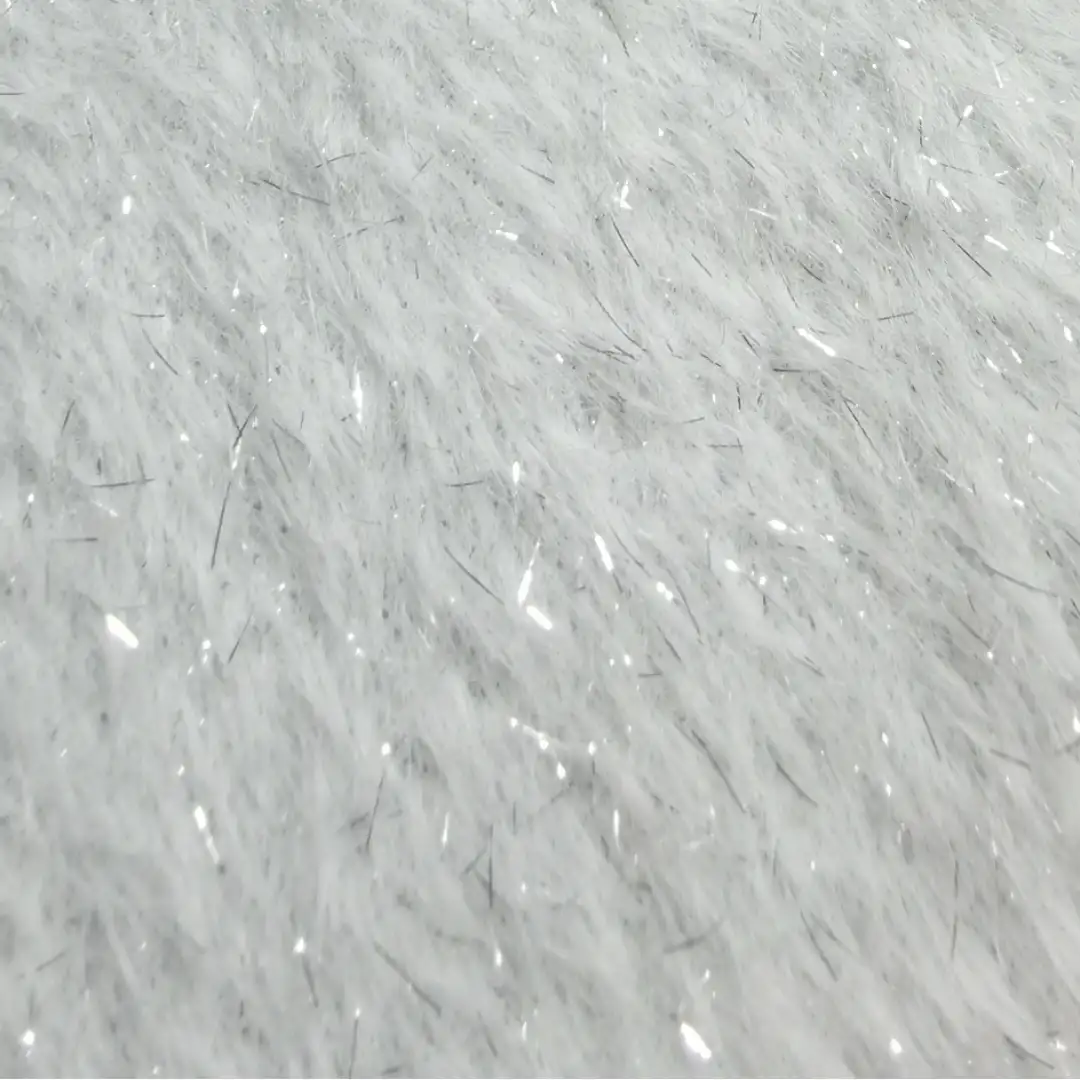 China Yarn for Open Cardigan (Sweater) Lurex Lurex Nylon Lurex 银白色 color buy from China wholesaler bulk order at wholesale price free worldwide shipping Alibaba